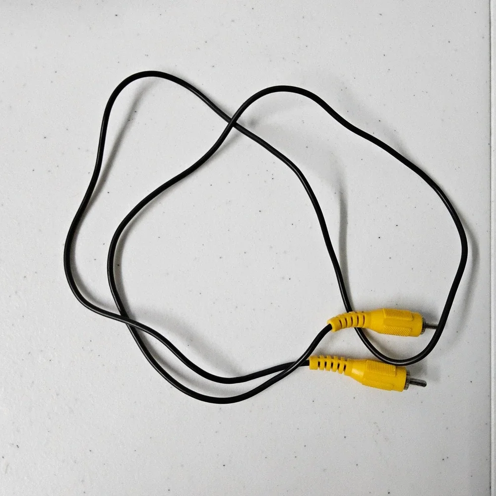 RCA Cable Audio‎ Video AV Composite Cord Yellow Connectors